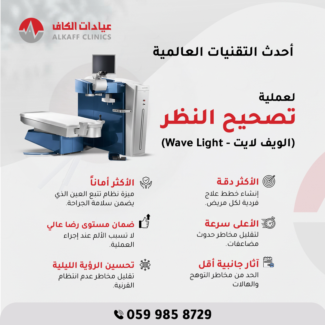 مادة تعريفية بتقنية Wave Light لتصحيح النظر